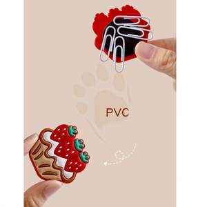 Aimant de réfrigérateur en PVC souple avec logo 3D personnalisé - Forme personnalisée, design moderne, taille moyenne, écologique et durable - Product Image 3