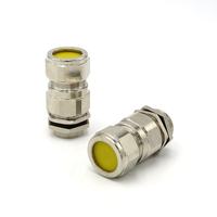 Presse-étoupe double compression blindé en laiton/nickelé en acier inoxydable 304 Atex M25 NPT 3/4 IP65/IP67 ML MLBDM-VII-M25