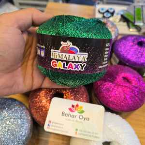 Himalaya Galaxy 310-07ผลิตภัณฑ์เส้นด้ายแฟนซีสีเขียว - Product Image 1