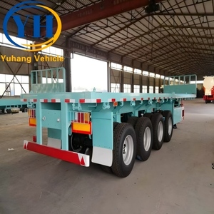 Nuestro Remolque de Plataforma Plana de 48 Pies con Panel Frontal al Precio Más Bajo en Venta |   Fabricante de <span class=keywords><strong>Remolques</strong></span> de Plataforma de 3 y 4 Ejes - Product Image 6