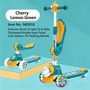 Vente directe du Hebei, trottinette pour bébé de 3 ans, jouet pour enfants, trottinette à 3 roues pour enfants avec musique et lumière - Product Image 2