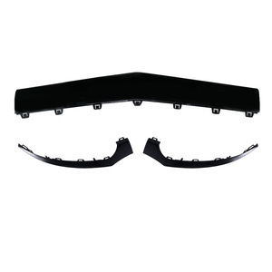 Mercedes-Benz W205 Front Bumper Trim Strip 2058851374 Stainless Steel Black Decorative <b>Plate</b> - Product Image 3