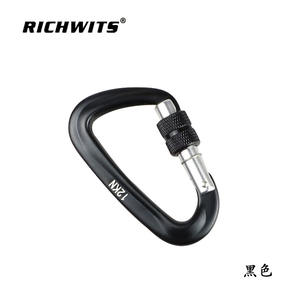 Mosquetón de Seguridad Tipo D de Aluminio Aeronáutico 7075, 12KN, para Escalada y Columpio al Aire Libre - Product Image 5