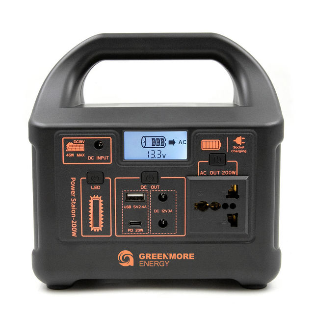 Wholesale 200W Small Silent Outdoor Portable Energy Backup Power Supply Solar Generator Electric Power Station for Camping