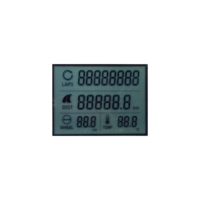 Écran LCD TN personnalisé pour compteur d'instrument, panneau LCD segmenté, fabricant d'écrans LCD monochromes
