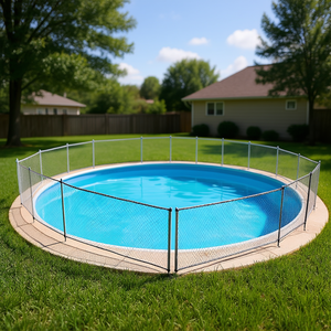 Clôture de piscine en PVC Teslin, maille 4 x 72 pieds, amovible, protection de sécurité pour enfants, protection extérieure pour la natation - Product Image 2