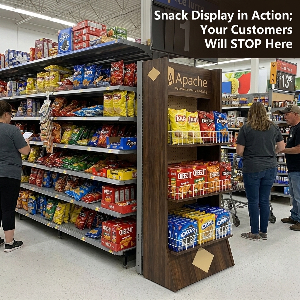 Custom Walnut Wood Bakery Display Rack Floor Standing Bread Pastry Stand Gourmet Snack Merchandiser Boutique Pet Supply Fixture — view 2