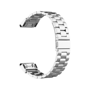 Quick Fit 20/22/26MM Bracelet en métal en acier inoxydable Bracelet de luxe pour <span class=keywords><strong>Garmin</strong></span> <span class=keywords><strong>Fenix</strong></span> 7 7S 7X 6 <span class=keywords><strong>6X</strong></span> <span class=keywords><strong>Pro</strong></span> 5 5X Plus 3HR Smartwatch - Product Image 3