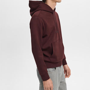 Sudadera con Capucha Personalizada para Hombre, Corte Regular, Felpa de Algodón, Estilo Casual Urbano, Sudadera Lisa para Hombre, OEM ODM - Product Image 3