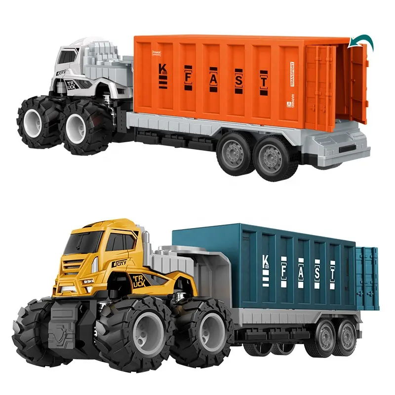 Cheap Crane Dump Garbage Fire Engine Metal Collection Model Truck Children Wheels Power Alloy Car Transport Diecast Toy Vehicles