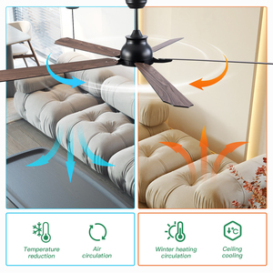 Amazon bán chạy nhất 72 inch Quạt điện với DC im lặng động cơ lớn nhà hoặc văn phòng công nghiệp Quạt trần - Product Image 4