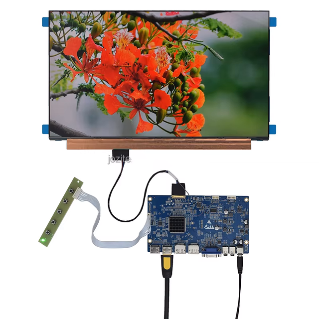 15.6" 40 Pin Slim Laptop Screen 4K UHD AMOLED Panel 3840x2160 LTPS RGB 10-bit Display Full Kit Driver Board 400cd/m EDP 1.4b
