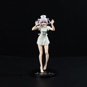 Sexy Cute Girl Manga estatuas figurita llamada de la noche Nanakusa Nazuna enfermera blanca vestir PVC <span class=keywords><strong>Anime</strong></span> figura regalo Juguetes - Product Image 6