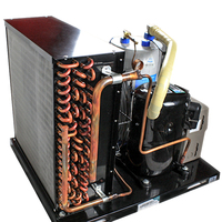 Système de refroidissement par eau 3HP pour l'élevage de fruits de mer, compresseur scroll 7500W inclus, noir, 120L