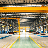 Pont roulant à double portique de type LH 20/5 32/5 tonnes 380V 50Hz triphasé électrique avec crochet