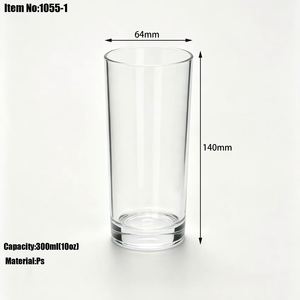 Verres Hiball en Plastique Épais de Haute Qualité, Lavables au Lave-Vaisselle, Idéaux pour un Usage Quotidien à la Maison, pour Boissons et Fruits - Product Image 2