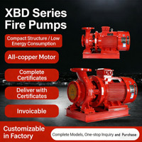 Pompe à Incendie Électrique Horizontale Haute Efficacité Modèle XBD Personnalisable OEM Durable Garantie 2 Ans pour Entrepôt et Chantier de Construction