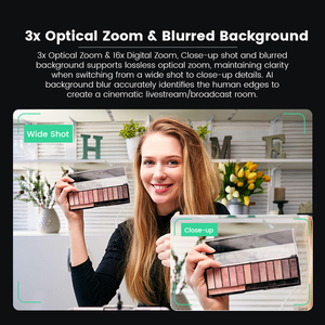 2025 Tenveo Mới Sản Phẩm Trực Tiếp LC-T100 USB HD-MI 3x Zoom Quang Học Và 16X Zoom Kỹ Thuật Số 4K Livestreaming Hộp Máy Ảnh - Product Image 5