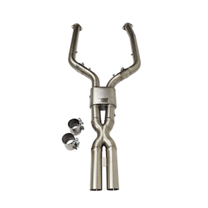 Salida de fábrica Ecnal para 2024 + BMW X5M X6M 4,4 T Lic T304 silenciador de correa de escape de acero inoxidable x tubo medio - Product Image 1