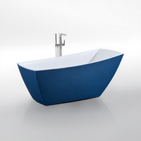 Baignoire autoportante en acrylique haute performance Gurgle, finition polie, pour le marché d'exportation