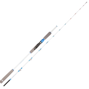 <span class=keywords><strong>Canne</strong></span> <span class=keywords><strong>à</strong></span> <span class=keywords><strong>pêche</strong></span> en <span class=keywords><strong>mer</strong></span> souple Nearshore <span class=keywords><strong>avec</strong></span> porte-<span class=keywords><strong>moulinet</strong></span> Fuji, en plastique renforcé de fibre de verre léger, pour utilisation en <span class=keywords><strong>bateau</strong></span> et en radeau. - Product Image 1