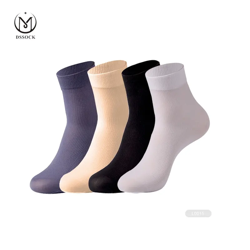 DS L054 Disposable ไนลอนลองถุงเท้าเวลาใช้เท้า Sheer ถุงเท้า Mid-Calf ลองถุงเท้ารองเท้า