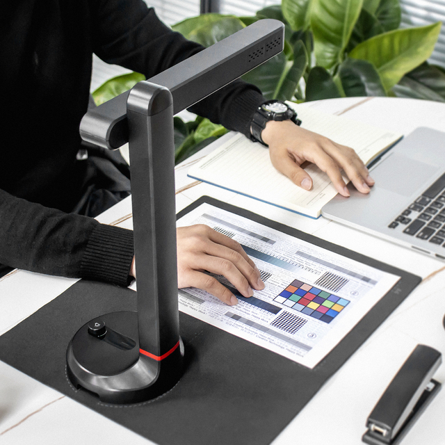 Customized Label High Resolution Automatic Focus Camera Book Scanner Machine for Document USB Portable Stock