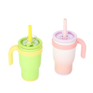 Taza termo para acampar <span class=keywords><strong>de</strong></span> acero inoxidable al vacío <span class=keywords><strong>de</strong></span> doble capa con asa portátil para coche uso al aire libre capacidad <span class=keywords><strong>de</strong></span> 14oz alto valor <span class=keywords><strong>de</strong></span> Color - Product Image 4