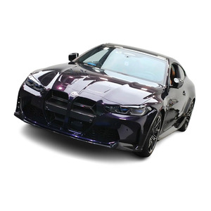 Wrapmaster 5 * 56ft ฟองอากาศฟรีเงามันวาวผีสีม่วงเที่ยงคืนรถไวนิลห่อใกล้ฉัน