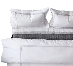 Biancheria da letto di lusso all'ingrosso di Design a buon mercato ricamo biancheria da letto 100 cotone trapunta copertura