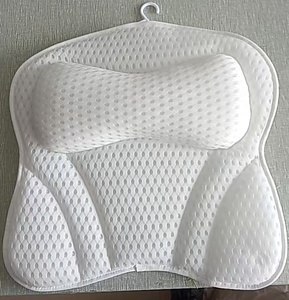Bath <strong>Pillow</strong> Spa Bathtub <strong>Pillow</strong> with Non-Slip Suction Cups Head Neck Back <strong>Shoulder</strong> Rest Support Spa Gifts - Product Image 2