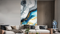 Revêtement mural 3D en WPC, design moderne, écologique, effet marbre brillant, imperméable et résistant à l'humidité, pour maison, hôtel, appartement