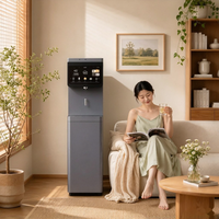 Machine à eau hydrogénée verticale électrique intelligente chaude et froide pour la maison, installation facile, eau potable sûre pour toute la famille