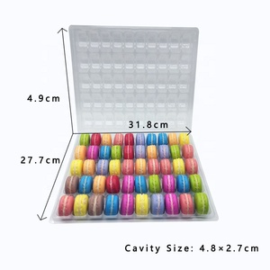 <span class=keywords><strong>Macaron</strong></span> kapaklı ambalaj için 10,12, 18,20, 35 ve 50 macarons - Product Image 4