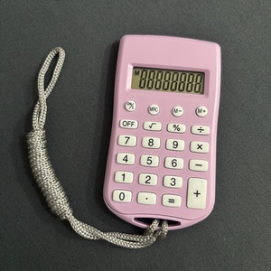Portable Lanyard Calculator 8 Digit Battery Powered Pocket Size Blue KK1660 - Product Image 4