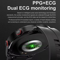 Nouvelle Montre Connectée Hw20 2026 avec ECG, PPG, Appel Bluetooth, Suivi de Santé Laser, Tension Artérielle, Fitness et Sport, Étanche pour Hommes