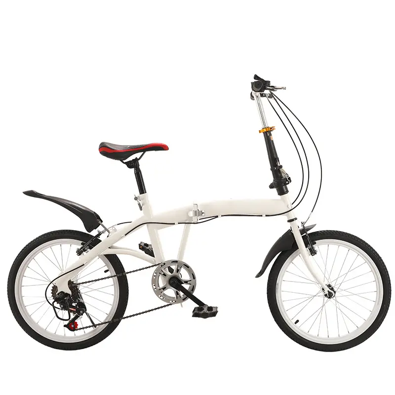 Marka yeni kids 'katlanır yol bisikleti zinciri 20 inç 7 hız karbon çelik çerçeve katlanır bisiklet HS spor Inc katlanabilir bisiklet 20 "Sp004