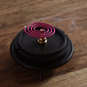 Bamboo Incense Burner Three-legged Hanging Style Hand-made For Home Aromatic Use - Product Image 4