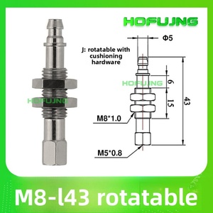 Mini manipulateur de base à ventouse ZPT pour matériel, support de ventouse, tige de ventouse, pneumatique industriel anti-rotation M8 - Product Image 6