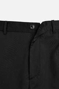 Pantalon formel slim fit noir sur mesure pour homme 2025, adapté à un usage quotidien au bureau, style urbain européen et américain - Product Image 5