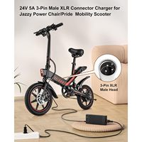 Chargeur de batterie 24V 5A 120W DC, écologique, protection ignifuge, matériau PC, prise secteur pour fauteuil roulant électrique, scooter