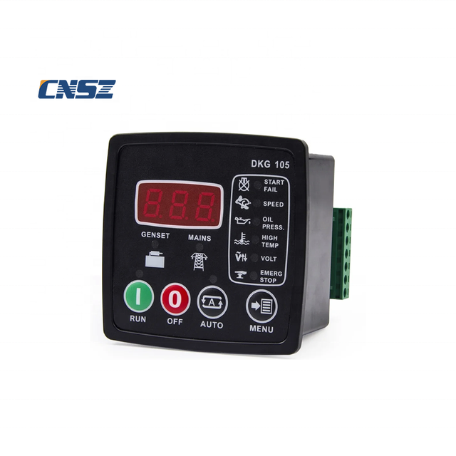 DKG105 Brushless Control Panel Diesel Generator Alternator Management Dashboard Genset Controller Part Stainless Steel