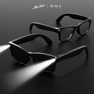 Lentes Inteligentes WAI4 con Traducción por IA, Baja Latencia, Bajo Consumo de Energía, Llamadas, Música, Diseño Ligero |   Venta Directa de Fábrica - Product Image 1