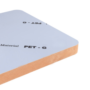 Plaque en MDF PET effet laqué mat anti-rayures 1220x2440mm, bord sans joint, matériau pour meubles de cuisine - Product Image 2