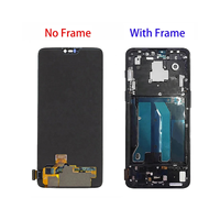 Écran LCD 6,28 pouces avec cadre pour OnePlus 6 (A6000/A6003) - Assemblage d'écran tactile noir OEM 100% testé Garantie de 3 mois