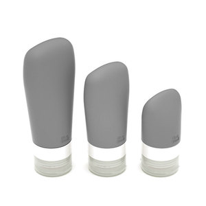 Silicone rỗng ống mềm 38ml 60ml 90ml Du Lịch Mỹ phẩm kem dầu gội sữa tắm chai với bơm nhựa PET PP chất liệu - Product Image 2