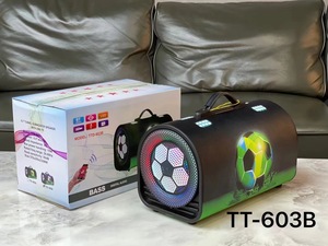 Haut-parleurs de voiture 6.5 pouces Voetbal luidspeker couleur lumière Audio extérieur <span class=keywords><strong>Subwoofer</strong></span> petit haut-parleur Portable Tt-603 - Product Image 6