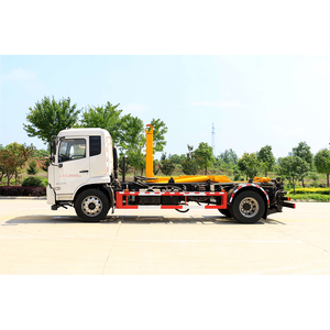 Camion à ordures Dongfeng 4x2, 15 tonnes, petit camion à bras articulé, chargeur à benne basculante, état neuf, camion de transport de déchets - Product Image 3