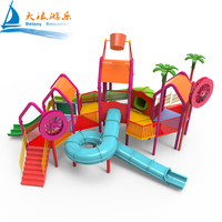 DALANG DLWS Toboggans aquatiques en fibre de verre pour enfants, pour l'intérieur et l'extérieur, 15 m, protection UV, pour les jeux aquatiques des parcs d'attractions