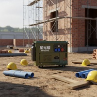 XGY XGY-10 10KW Dieselgenerator 1800 U/min Mobiler Typ Wassergekühlt für Privathaushalte Hocheffizient mit Elektrostart 50/60Hz